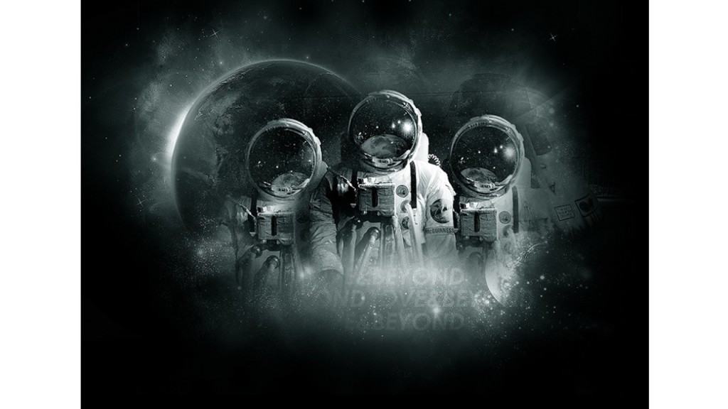 3 astronautas